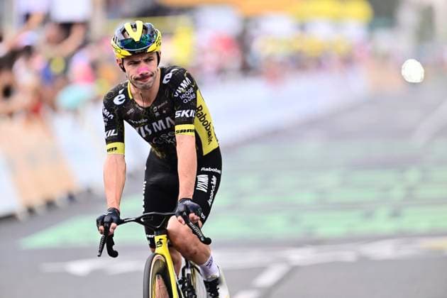 Tour de France 2026 Stage 5 PAU, FRANCE - JULY 08 : Campenaerts Victor (BEL) of Team Visma Lease a Bike during stage 5 of the 113rd edition of Tour de France an UCI World Tour 2.UWT cycling road race stage for Men Elite of 158 km with start in Lannemezan and finish in Pau on July 8, 2026 in Pau, France, 08 07 2026 Pau France  Copyright: xPeterxDexVoechtx