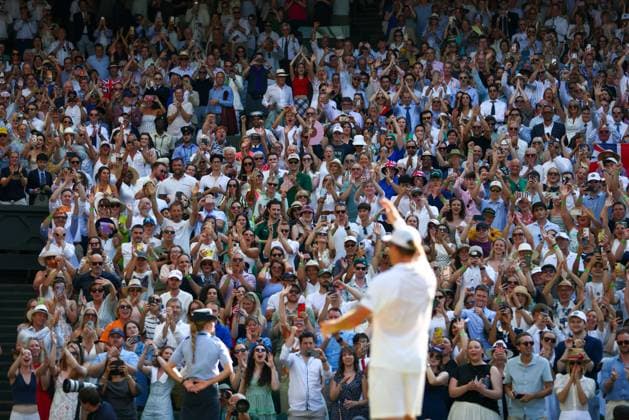 Arthur Fery celebrates victory during his Quarter-Final match Wimbledon Tennis Championships, Day 10, The All England Lawn Tennis and Croquet Club, London, UK - 08 Jul 2026London The All England Lawn Tennis and United Kingdom  Copyright: xKieranxMcManus Shutterstockx 16978034ed
