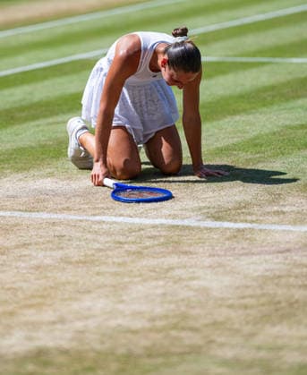 Tennis - Wimbledon Championship 2026 - Day 10 LONDON, ENGLAND - Wednesday, July 8, 2026: Marta Kostyuk (UKR) celebrates after winning the Ladies Singles Quarter-Final match on Day Ten of The Championships Wimbledon 2026 at the All England Lawn Tennis and Croquet Club. (Photo by Kirsten Holst Propaganda) LONDON All England Lawn Tennis and Croq GREATER LONDON ENGLAND  Copyright: xKirstenxHolstx 2026-07-08-045-Wimbledon_Day_10