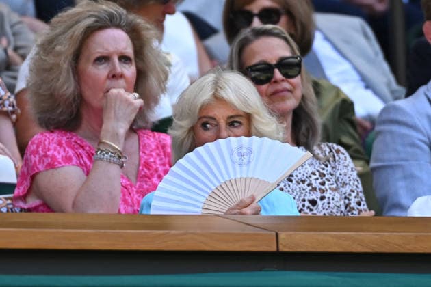 2026 Wimbledon - Queen Camilla Queen Camilla at the 2026 Wimbledon Championships at the AELTC in London, UK, on JULY 8, 2026. Photo by Corinne Dubreuil ABACAPRESS.COM London United Kingdom  Copyright: xDubreuilxCorinne ABACAx