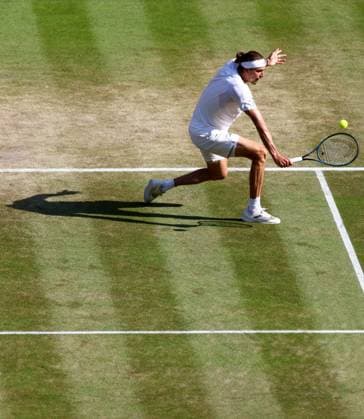 Alexander Zverev during his quarter final match. Wimbledon Tennis Championships, Day 10, The All England Lawn Tennis and Croquet Club, London, UK - 08 Jul 2026London The All England Lawn Tennis and United Kingdom  Copyright: xJamesxMarsh Shutterstockx 16978036gt
