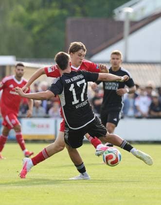 08.07.2026 - Fussball - Saison 2026 2027 - Testspiel Freundschaftsspiel Vorbereitungsspiel: TSV Kornburg - 1. FC Nürnberg Nuernberg FCN ( Club ) - Sportfoto Zink DaMa - xdaxmax - Marko Soldic (16, 1. FC Nürnberg FCN ) Kai Neuerer (17, TSV Kornburg ) *** July 8, 2026 Soccer Season 2026–2027 Exhibition Match Friendly Match Preseason Match TSV Kornburg 1 FC Nuremberg Nuremberg FCN Club Sports Photo Zink DaMa xdaxmax Marko Soldic 16, 1 FC Nuremberg FCN Kai Neuerer 17, TSV Kornburg