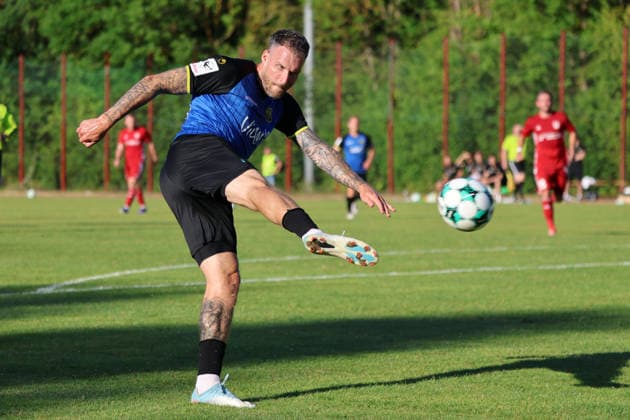 08.07.2026, Fussball, Herren, Saison 2026 2027, Testspiel, Freundschaftsspiel, SV Geislautern - 1. FC Saarbrücken, Patrick Schmidt (1. FC Saarbrücken) Völklingen Hermann-Neuberger-Stadion Saarland Deutschland (DEU) *** July 8, 2026, Soccer, Men s, 2026–2027 Season, Exhibition Match, Friendly Match, SV Geislautern vs. 1. FC Saarbrücken, Patrick Schmidt, 1. FC Saarbrücken, Völklingen, Hermann Neuberger Stadium, Saarland, Germany, DEU Copyright: xSebastianxBachx