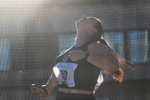 260708 Caisa-Marie Lindfors Upsala IF deltar i damernas diskus under friidrottstävlingen Folksam Grand Prix den 8 juli 2026 i Karlstad. *** July 8, 2026: Caisa Marie Lindfors of Upsala IF will compete in the women’s discus throw at the Folksam Grand Prix track and field meet on July 8, 2026, in Karlstad  Copyright: FREDRIKxKARLSSON BB260708FK067