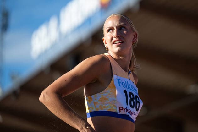 260708 Maja Askag Raby-Rekarne FIF deltar i damernas längdhopp under friidrottstävlingen Folksam Grand Prix den 8 juli 2026 i Karlstad. *** July 8, 2026: Maja Askag Raby Rekarne of FIF will compete in the women’s long jump at the Folksam Grand Prix track and field meet on July 8, 2026, in Karlstad  Copyright: FREDRIKxKARLSSON BB260708FK071