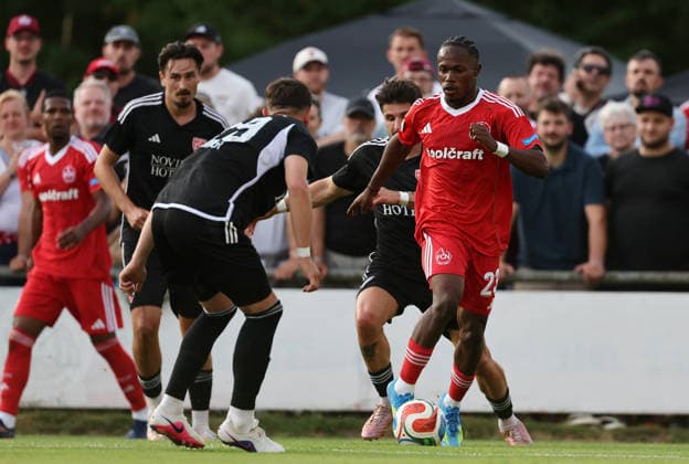 Mohamed Zoma , Freundschaftsspiel TSV Kornburg-1.FCN Nürnberg , , Fußball , 2.Bundesliga in Kornburg , Nürnberg , Bayern , Deutschland . Juli 08 , 2026 . Photo by: Davide Elias IPA Photo Pressefoto DENL Copyright: xDavidexEliasx