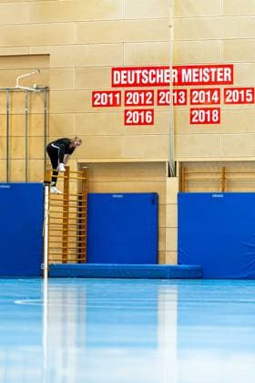 08.07.2026, GER, Handball, Frauen, Saison 2026 2027, Alsco 1.Bl, Thueringer HC Trainingseinheit Saisonvorbereitung Laura Kuske Start in die Saisonvorbereitung mit einem Hallentraining in der Heimhalle Heimspielstätte mit einen traditionellen Spiel des Thüringer HC, organisiert durch das Trainerduo. 99947 Bad Langensalza Salza Halle Sporthalle Mehrz Thüringen Deutschland *** July 8, 2026, GER, Handball, Women, 2026–2027 Season, Alsco 1 Bl, Thuringer HC Training Session for Season Preparation Laura Kuske Kicks off season preparation with an indoor training session at the home arena, the home venue for a traditional match of the Thuringer HC, organized by the coaching duo 99947 Bad Langensalza Salza Hall, Mehrz Sports Hall, Thuringia, Germany