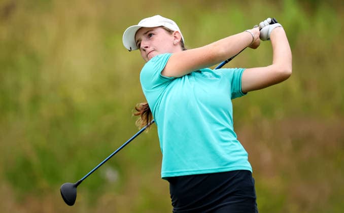 REPRO FREE *PRESS RELEASE NO REPRODUCTION FEE* EDITORIAL USE ONLY Golf Ireland European Women s Amateur Team Championship, Slieve Russell Hotel Golf & Country Club, Cavan 9 7 2026 Ireland™s Kate Dillon Kate Dillon 9 7 2026  Copyright: xx DC72506 copy
