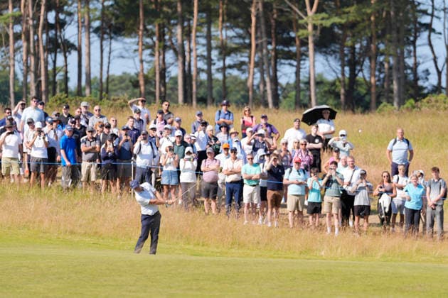 NORTH BERWICK, SCOTLAND - JULY 9: Rory McIlroy plays from the thirteenth fairway during Round 1 of the Genesis Scottish Open at the Renaissance Club, North Berwick on July 9, 2026 in North Berwick, Scotland Genesis Scottish Open Round 1