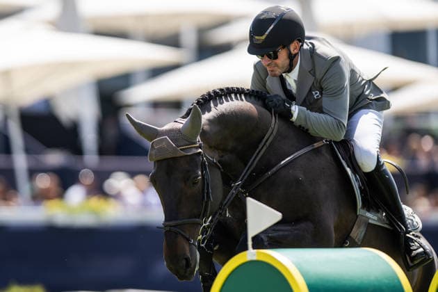 260709 Philipp Weishaupt of Germany with horse Kilmister competes in Falsterbo Grand Prix qualification during Falsterbo Horse Show on July 9, 2026 in Falsterbo. Photo: Avdo Bilkanovic BILDBYRAN COP 115 AB0378 ridsport equestrian falsterbo horse show ridsportlaget bbeng hoppning *** July 9, 2026: Philipp Weishaupt of Germany, riding Kilmister, competes in the Falsterbo Grand Prix qualifier during the Falsterbo Horse Show on July 9, 2026 in Falsterbo. Photo by Avdo Bilkanovic, BILDBYRAN COP 115 AB0378. equestrian sports, Falsterbo Horse Show, Ridsportlaget BBENG, show jumping  Copyright: AVDOxBILKANOVIC BB260709AB014