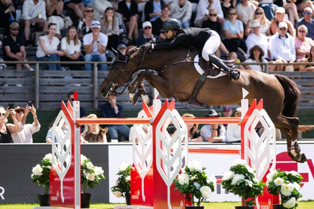 260709 Amanda Eriksson of Sweden with horse Havanna Heart competes in Falsterbo Grand Prix qualification during Falsterbo Horse Show on July 9, 2026 in Falsterbo. Photo: Avdo Bilkanovic BILDBYRAN COP 115 AB0378 ridsport equestrian falsterbo horse show ridsportlaget bbeng hoppning *** July 9, 2026: Amanda Eriksson of Sweden, riding Havanna Heart, competes in the Falsterbo Grand Prix qualifier during the Falsterbo Horse Show on July 9, 2026 in Falsterbo. Photo by Avdo Bilkanovic, BILDBYRAN COP 115 AB0378. equestrian sports, Falsterbo Horse Show, Ridsportlaget BBENG, show jumping  Copyright: AVDOxBILKANOVIC BB260709AB021