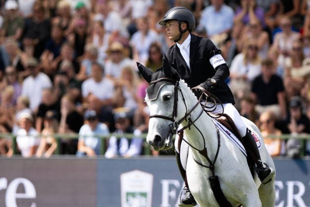 260709 Kent Farrington of United States with horse Greya competes in Falsterbo Grand Prix qualification during Falsterbo Horse Show on July 9, 2026 in Falsterbo. Photo: Avdo Bilkanovic BILDBYRAN COP 115 AB0378 ridsport equestrian falsterbo horse show ridsportlaget bbeng hoppning *** July 9, 2026: Kent Farrington of the United States, riding Greya, competes in the Falsterbo Grand Prix qualifier during the Falsterbo Horse Show on July 9, 2026 in Falsterbo. Photo by Avdo Bilkanovic, BILDBYRAN COP 115 AB0378. equestrian sports, Falsterbo Horse Show, Ridsportlaget BBENG, show jumping  Copyright: AVDOxBILKANOVIC BB260709AB023