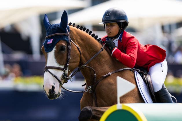 260709 Mimi Gochman of United States with horse Lumiere competes in Falsterbo Grand Prix qualification during Falsterbo Horse Show on July 9, 2026 in Falsterbo. Photo: Avdo Bilkanovic BILDBYRAN COP 115 AB0378 ridsport equestrian falsterbo horse show ridsportlaget bbeng hoppning *** July 9, 2026: Mimi Gochman of the United States, riding Lumiere, competes in the Falsterbo Grand Prix qualifier during the Falsterbo Horse Show on July 9, 2026 in Falsterbo. Photo by Avdo Bilkanovic, BILDBYRAN COP 115 AB0378. equestrian sports, Falsterbo Horse Show, Ridsportlaget BBENG, show jumping  Copyright: AVDOxBILKANOVIC BB260709AB025