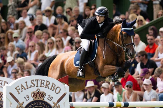 260709 Matias Larocca of Argentina with horse Patron van de Dweerhoeve competes in Falsterbo Grand Prix qualification during Falsterbo Horse Show on July 9, 2026 in Falsterbo. Photo: Avdo Bilkanovic BILDBYRAN COP 115 AB0378 ridsport equestrian falsterbo horse show ridsportlaget bbeng hoppning *** July 9, 2026: Matias Larocca of Argentina, riding Patron van de Dweerhoeve, competes in the Falsterbo Grand Prix qualifier during the Falsterbo Horse Show on July 9, 2026 in Falsterbo. Photo by Avdo Bilkanovic, BILDBYRAN COP 115 AB0378. equestrian sports, Falsterbo Horse Show, Ridsportlaget BBENG, show jumping  Copyright: AVDOxBILKANOVIC BB260709AB028