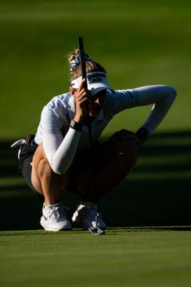 RECORD DATE NOT STATED 9th July 2026; Evian Resort Golf Club, Evian-les-Bains, France: 2026 Amundi Evian Championship Womens Golf, Day One; Nelly Korda (USA) in action during the first round DavidxEmm