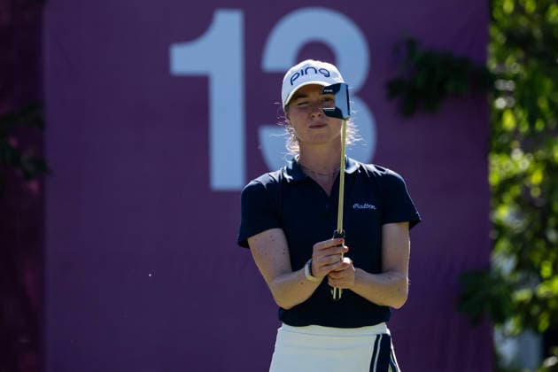 RECORD DATE NOT STATED 9th July 2026; Evian Resort Golf Club, Evian-les-Bains, France: 2026 Amundi Evian Championship Womens Golf, Day One; Esme Hamilton (ENG) in action during the first round DavidxEmm