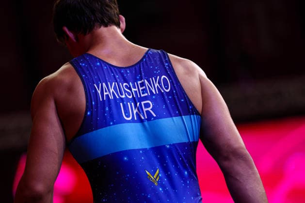 U20 European Championships 97kg GR - Yehor Yakushenko (UKR) *** U20 European Championships, 97 kg Greco-Roman: Yehor Yakushenko (UKR) Copyright: xJakexKirkmanx xUnitedxWorldxWresx Jake Kirkman United World Wres