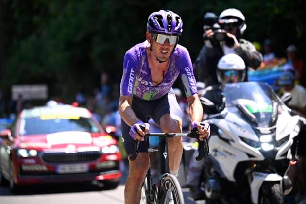 Tour de France 2026 Stage 6 GAVARNIE-CEDRE, FRANCE - JULY 09 : O Connor Ben (AUS) of Team Jayco AlUla during stage 6 of the 113rd edition of Tour de France an UCI World Tour 2.UWT cycling road race stage for Men Elite of 186 km with start in Pau and finish in Gavarnie-Cedre on July 9, 2026 in Gavarnie-Cedre, France, 09 07 2026 ( Motordriver Kurt Vandenborre - Gavarnie-Cedre France  Copyright: xTomasxSiskx