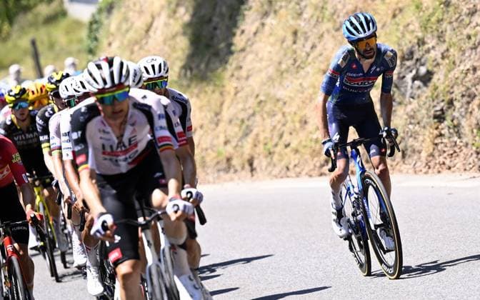 French Valentin Paret-Peintre of Soudal Quick-Step pictured in action during stage 6 of the 2026 Tour de France cycling race, a stage of 186 km from Pau to Gavarnie-Gedre, on Thursday 09 July 2026. The 113th edition of the Tour de France starts on Saturday 4 July in Barcelona, Spain, and will finish in Paris, France on the 26th of July. POOLxTOMASxSISK  x180779852x