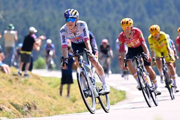 Tour de France 2026 Stage 6 GAVARNIE-CEDRE, FRANCE - JULY 09 : Van Gils Maxim (BEL) of Red Bull - BORA - Hansgrohe during stage 6 of the 113rd edition of Tour de France an UCI World Tour 2.UWT cycling road race stage for Men Elite of 186 km with start in Pau and finish in Gavarnie-Cedre on July 9, 2026 in Gavarnie-Cedre, France, 09 07 2026 ( Motordriver Kurt Vandenborre - Gavarnie-Cedre France  Copyright: xTomasxSiskx