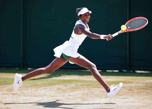 Srishti Kiran (IND), Maedchen Einzel U14, Girls Singles U14 Tennis - Wimbledon 2026 - Grand Slam ITF ATP, Tennis Herren WTA, Tennis Damen - AELTC - London - - Great Britain - 9 July 2026. *** Srishti Kiran (IND), Girls Singles U14, Girls Singles U14 Tennis, Wimbledon 2026, Grand Slam, ITF, ATP, WTA, AELTC, London, Great Britain, July 9, 2026 Copyright: xJuergenxHasenkopfx