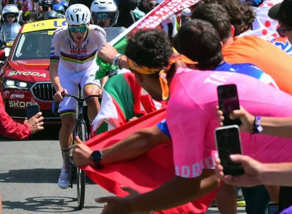 Slovenian Tadej Pogacar of UAE Team Emirates XRG pictured in action during stage 6 of the 2026 Tour de France cycling race, a stage of 186 km from Pau to Gavarnie-Gedre, on Thursday 09 July 2026. The 113th edition of the Tour de France starts on Saturday 4 July in Barcelona, Spain, and will finish in Paris, France on the 26th of July. POOLxBERNARDxPAPON  x180785260x