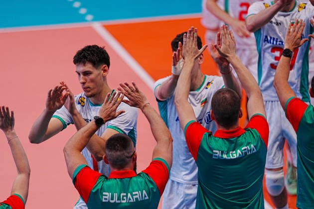 IPA86537833 - Netherlands vs. Bulgaria during the CEV U18 European Volleyball Championship, July 9, 2026, in Cisterna during the U18 European Volleyball Championship—Netherlands vs. Bulgaria, CEV Eurovolley Men s match in Cisterna, Italy, July 9, 2026  Copyright: xLuigixMariani IPAxSportx xx 86537833