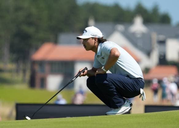 Min Woo Lee on the 9th green. Genesis Scottish Open, Golf, The Renaissance Club, North Berwick, Scotland, UK - 09 Jul 2026North Berwick The Renaissance Club Scotland United Kingdom  Copyright: xShutterstockx 16984080bi