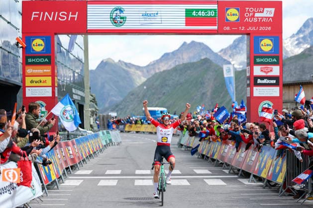 CYCLING - Oesterreich Rundfahrt 2026 BAD KLEINKIRCHHEIM,AUSTRIA,09.JUL.26 - CYCLING - Tour of Austria, stage 2, Bad Kleinkirchheim - Heiligenblut. Image shows Gregor Muehlberger (AUT Austria).  GEPAxpictures xDavidxGeieregger