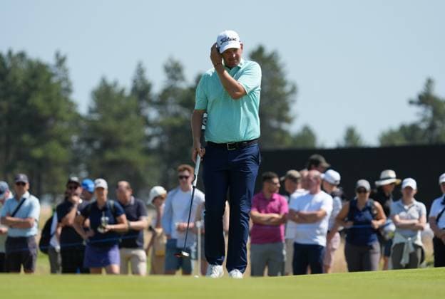 Bernd Wiesberger of Austria on the 9th green. Genesis Scottish Open, Golf, The Renaissance Club, North Berwick, Scotland, UK - 09 Jul 2026North Berwick The Renaissance Club Scotland United Kingdom  Copyright: xShutterstockx 16984080co
