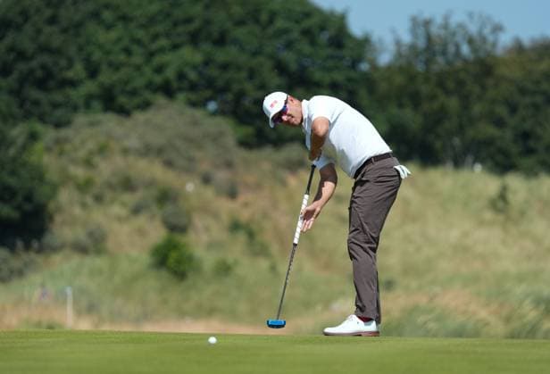 Adam Scott of Australia putts on the 9th hole. Genesis Scottish Open, Golf, The Renaissance Club, North Berwick, Scotland, UK - 09 Jul 2026North Berwick The Renaissance Club Scotland United Kingdom  Copyright: xShutterstockx 16984080df