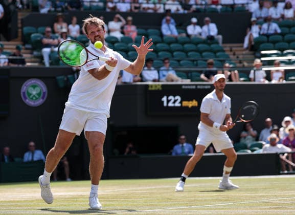 Kevin Krawietz, Tim Puetz, Herren Doppel, Men s Doubles Tennis - Wimbledon 2026 - Grand Slam ITF ATP, Tennis Herren WTA, Tennis Damen - AELTC - London - - Great Britain - 9 July 2026. *** Kevin Krawietz, Tim Puetz, Men s Doubles, Wimbledon 2026 Grand Slam ITF ATP WTA AELTC London, Great Britain, July 9, 2026 Copyright: xJuergenxHasenkopfx