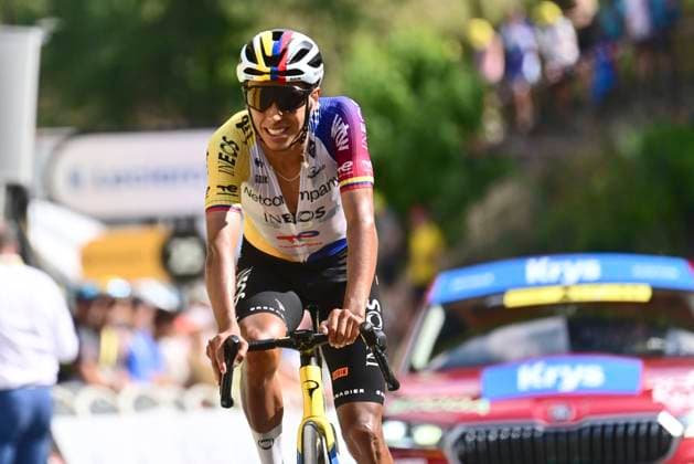 Tour de France 2026 Stage 6 GAVARNIE-CEDRE, FRANCE - JULY 09 : Bernal Egan (COL) of Netcompany INEOS during stage 6 of the 113rd edition of Tour de France an UCI World Tour 2.UWT cycling road race stage for Men Elite of 186 km with start in Pau and finish in Gavarnie-Cedre on July 9, 2026 in Gavarnie-Cedre, France, 09 07 2026 ( Motordriver Kurt Vandenborre - Gavarnie-Cedre France  Copyright: xPeterxDexVoechtx