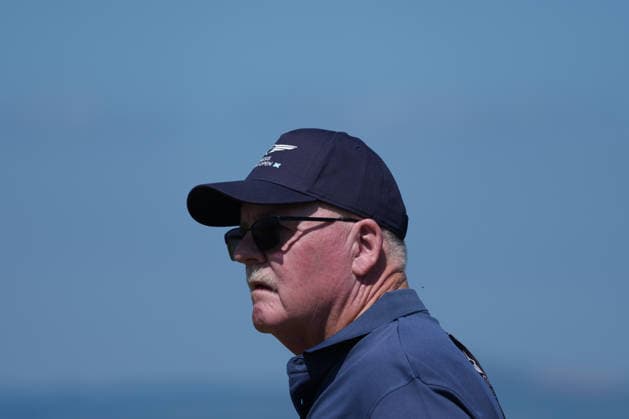 9th July 2026; The Renaissance Club, North Berwick, East Lothian, Scotland: Genesis Scottish Open Golf, Day One; a Marshall wears a baseball cap under sunny skies at The Renaissance Club AlecxBrown