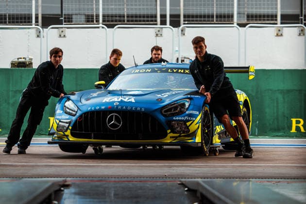 FIA WEC - 6 HOURS OF SAO PAULO 2026 79 CRESSONI Matteo (ita), HODENIUS Lin (ned), ZELGER Johannes (ita), Iron Lynx, Mercedes-AMG GT3 Evo 79, LM GT3, scrutineering, verifications techniques, during the 6 Hours of Sao Paulo 2026, 4th round of the 2026 FIA World Endurance Championship, from July 10 to 12, 2026 on the Interlagos Circuit in Sao Paulo, Brazil -  Copyright: xAndreaxLorenzinax