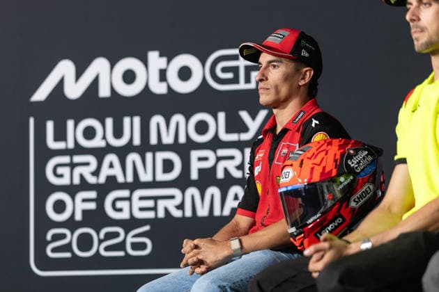 Foto IPP Enrico Schiavi Oberlungwitz 09-07-2026 MotoGP Gran Premio Motociclismo di Germania 2026 press conference, PK, Pressekonferenz nella foto: Marc Marquez - Ducati Lenovo Team Oberlungwitz italy GERMANY ITALY  Copyright: xR4924_italyphotopressx