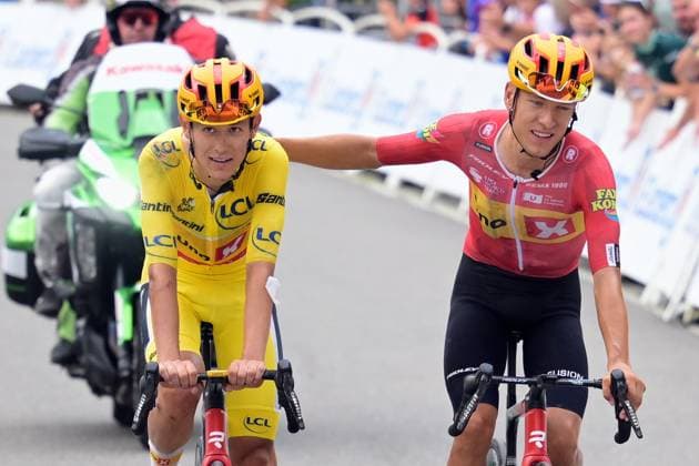 Norwegian Torstein Traeen of Uno-X Mobility crosses the finish line of stage 6 of the 2026 Tour de France cycling race, a stage of 186 km from Pau to Gavarnie-Gedre, on Thursday 09 July 2026. The 113th edition of the Tour de France starts on Saturday 4 July in Barcelona, Spain, and will finish in Paris, France on the 26th of July. DAVIDxPINTENS  x180789916x