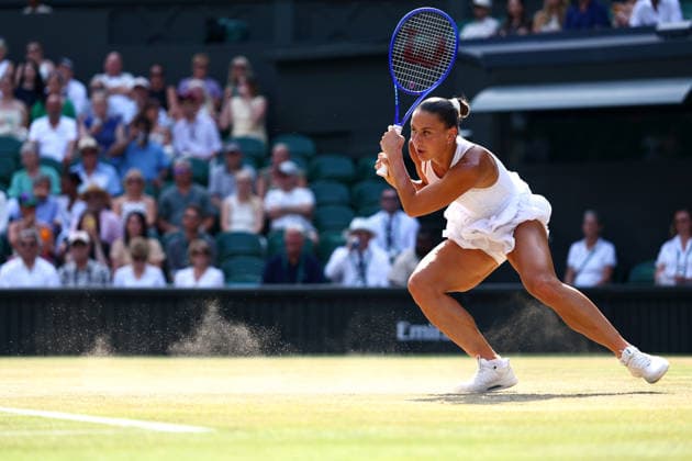Marta Kostyuk during her semi final match Wimbledon Tennis Championships, Day 11, The All England Lawn Tennis and Croquet Club, London, UK - 09 Jul 2026London The All England Lawn Tennis and United Kingdom  Copyright: xJamesxMarsh Shutterstockx 16981021dw
