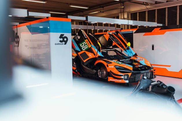 FIA WEC - 6 HOURS OF SAO PAULO 2026 58 GEHRSITZ Finn (ger), GOETHE Benjamin (ger), WEST Alexander (swe), Garage 59, McLaren 720S GT3 Evo 58, LM GT3, during the 6 Hours of Sao Paulo 2026, 4th round of the 2026 FIA World Endurance Championship, from July 10 to 12, 2026 on the Interlagos Circuit in Sao Paulo, Brazil -  Copyright: xAndreaxLorenzinax