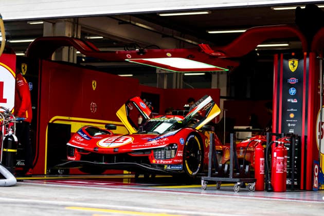FIA WEC - 6 HOURS OF SAO PAULO 2026 51 CALADO James (gbr), GIOVINAZZI Antonio (ita), PIER GUIDI Alessandro (ita), Ferrari AF Corse, Ferrari 499P 51, Hypercar, during the 6 Hours of Sao Paulo 2026, 4th round of the 2026 FIA World Endurance Championship, from July 10 to 12, 2026 on the Interlagos Circuit in Sao Paulo, Brazil - Sao PauloBrazil  Copyright: xFabrizioxBoldonix