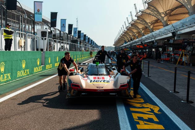 FIA WEC - 6 HOURS OF SAO PAULO 2026 12 NATO Norman (fra), STEVENS Will (gbr), Cadillac Hertz Team Jota, Cadillac V-Series.R 12, Hypercar, scrutineering, verifications techniques, during the 6 Hours of Sao Paulo 2026, 4th round of the 2026 FIA World Endurance Championship, from July 10 to 12, 2026 on the Interlagos Circuit in Sao Paulo, Brazil -  Copyright: xAndreaxLorenzinax