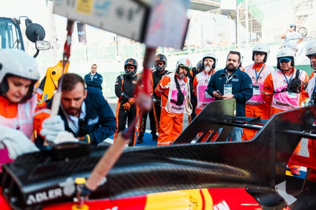 FIA WEC - 6 HOURS OF SAO PAULO 2026 50 FUOCO Antonio (ita), MOLINA Miguel (spa), NIELSEN Nicklas (dnk), Ferrari AF Corse, Ferrari 499P 50, Hypercar, scrutineering, verifications techniques, during the 6 Hours of Sao Paulo 2026, 4th round of the 2026 FIA World Endurance Championship, from July 10 to 12, 2026 on the Interlagos Circuit in Sao Paulo, Brazil -  Copyright: xAndreaxLorenzinax