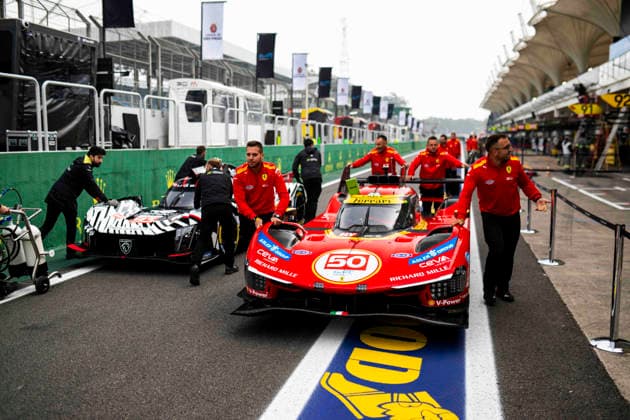 FIA WEC - 6 HOURS OF SAO PAULO 2026 50 FUOCO Antonio (ita), MOLINA Miguel (spa), NIELSEN Nicklas (dnk), Ferrari AF Corse, Ferrari 499P 50, Hypercar, during the 6 Hours of Sao Paulo 2026, 4th round of the 2026 FIA World Endurance Championship, from July 10 to 12, 2026 on the Interlagos Circuit in Sao Paulo, Brazil - Sao PauloBrazil  Copyright: xFabrizioxBoldonix