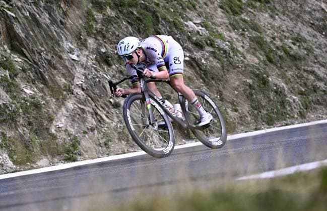 Slovenian Tadej Pogacar of UAE Team Emirates XRG pictured in action during stage 6 of the 2026 Tour de France cycling race, a stage of 186 km from Pau to Gavarnie-Gedre, on Thursday 09 July 2026. The 113th edition of the Tour de France starts on Saturday 4 July in Barcelona, Spain, and will finish in Paris, France on the 26th of July. POOLxTOMASxSISK  x180791341x