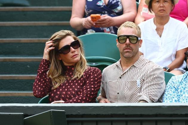 Kesha and Joshua Pelatzky watching the action on Centre Court Wimbledon Tennis Championships, Day 11, The All England Lawn Tennis and Croquet Club, London, UK - 09 Jul 2026London The All England Lawn Tennis and United Kingdom  Copyright: xJamesxMarsh Shutterstockx 16981021fl