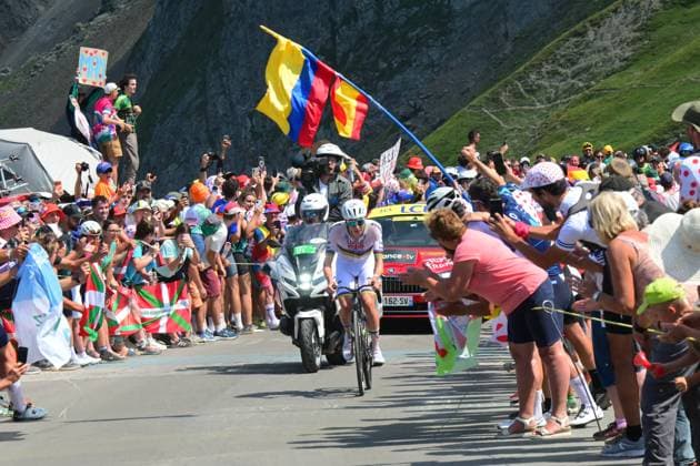 Tour de France 2026 Stage 6 GAVARNIE-CEDRE, FRANCE - JULY 09 : Pogacar Tadej (SLO) of UAE Team Emirates - XRG during stage 6 of the 113rd edition of Tour de France an UCI World Tour 2.UWT cycling road race stage for Men Elite of 186 km with start in Pau and finish in Gavarnie-Cedre on July 9, 2026 in Gavarnie-Cedre, France, 09 07 2026 ( Motordriver Kurt Vandenborre - Gavarnie-Cedre France  Copyright: xBernardxPaponx