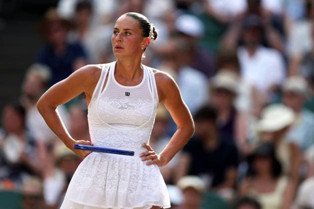 Marta Kostyuk during her semi final match Wimbledon Tennis Championships, Day 11, The All England Lawn Tennis and Croquet Club, London, UK - 09 Jul 2026London The All England Lawn Tennis and United Kingdom  Copyright: xKieranxMcManus Shutterstockx 16981024bg
