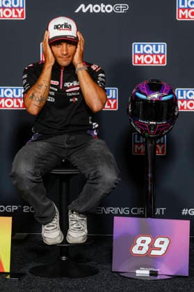 Hermsdorf: Moto GP Sachsenring 2026 on July, 9, 2026, (Photo by Juergen Tap) Jorge Martin (ESP) Hermsdorf Deutschland *** Hermsdorf MotoGP Sachsenring 2026 on July 9, 2026, Photo by Juergen Tap, Jorge Martin (ESP), Hermsdorf, Germany