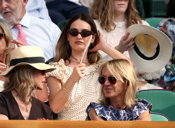 Lily James in the Royal Box on Centre Court Wimbledon Tennis Championships, Day 11, The All England Lawn Tennis and Croquet Club, London, UK - 09 Jul 2026London The All England Lawn Tennis and United Kingdom  Copyright: xKieranxMcManus Shutterstockx 16981024br