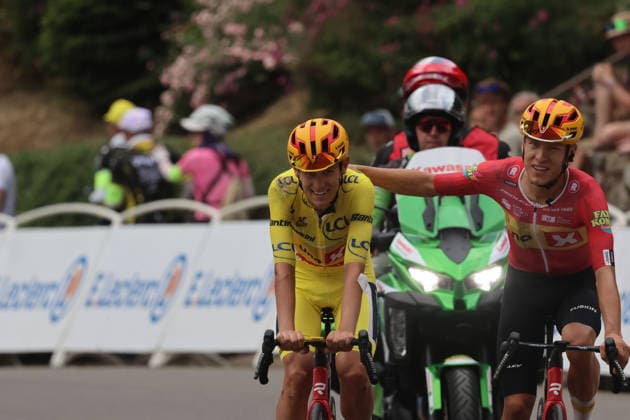 09-07-2026 Tour De France; Tappa 06 Pau - Gavarnie Gedre; 2026, Uno X - Mobility; Traeen, Torstein; Johannessen, Anders Halland; Gavarnie Gedre; 